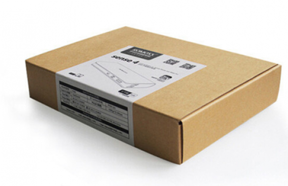 雙面淺?？埓蛟炝_巴仕電源牛皮紙包裝